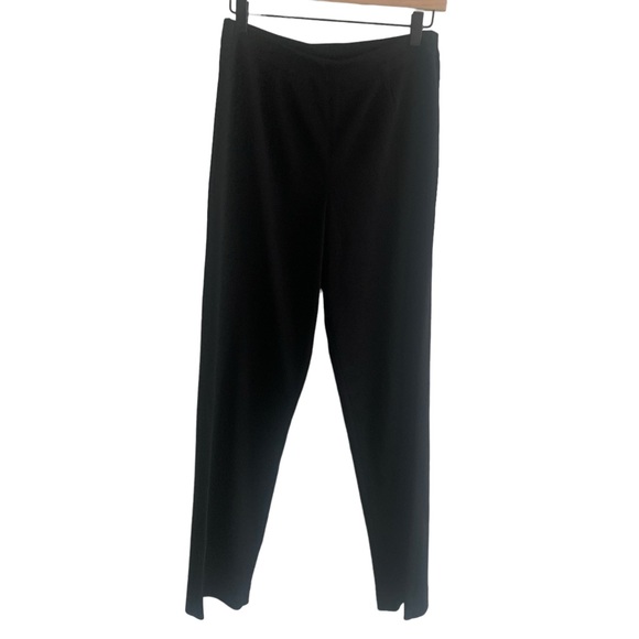 Exclusively Misook Black Pull On Stretch Pants Medium - Picture 6 of 6